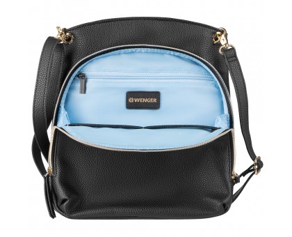 Сумка женская Wenger LeaSophie Crossbody Tote 10", чёрная Сумка женская Wenger LeaSophie Crossbody Tote 10", чёрная