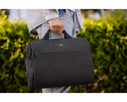 Сумка 2E, Melange 16", чорна Сумка 2E, Melange 16", чорна