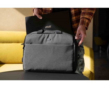 Сумка 2E, Melange 16", чорна Сумка 2E, Melange 16", чорна