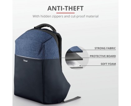 Рюкзак TRUST Nox Anti-theft 16" BLUE Рюкзак TRUST Nox Anti-theft 16" BLUE