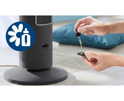 Вентилятор Philips колонный, 110см, 40Вт, пульт ДУ, дисплей, графит Вентилятор Philips колонный, 110см, 40Вт, пульт ДУ, дисплей, графит