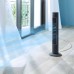 Вентилятор Philips колонный, 110см, 40Вт, пульт ДУ, дисплей, графит