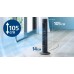 Вентилятор Philips колонный, 110см, 40Вт, пульт ДУ, дисплей, графит