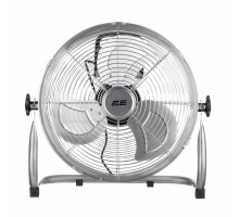 Вентилятор підлоговий 2E PowerWind 35C професійний, 35см, 65Вт, кнопки, двигун мідь 100%, срібний