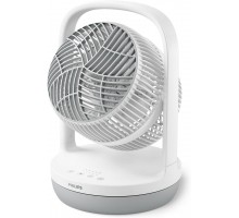 Вентилятор Philips настільний Series 2000, 22см, 24Вт, таймер, поворот 180, білий