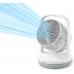 Вентилятор Philips настільний Series 2000, 22см, 24Вт, таймер, поворот 180, білий