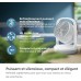 Вентилятор Philips настільний Series 2000, 22см, 24Вт, таймер, поворот 180, білий