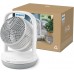 Вентилятор Philips настільний Series 2000, 22см, 24Вт, таймер, поворот 180, білий