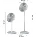 Вентилятор Philips підлоговий Series 2000, 40см, 48Вт, таймер, поворот 180, білий