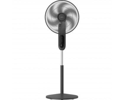 Вентилятор Philips напольный Series 1001, 45см, 47Вт, пульт ДУ, опора круглая, ароматерапия, черный