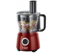 Кухонна машина Russell Hobbs Desire 600Вт, чаша-пластик, корпус-пластик, насадок-9, червоний