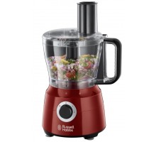 Кухонная машина Russell Hobbs Desire 600Вт, чаша-пластик, корпус-пластик, насадок-9, красный