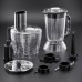 Кухонная машина Russell Hobbs Desire 600Вт, чаша-пластик, корпус-пластик, насадок-9, красный