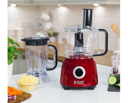 Кухонная машина Russell Hobbs Desire 600Вт, чаша-пластик, корпус-пластик, насадок-9, красный Кухонная машина Russell Hobbs Desire 600Вт, чаша-пластик, корпус-пластик, насадок-9, красный