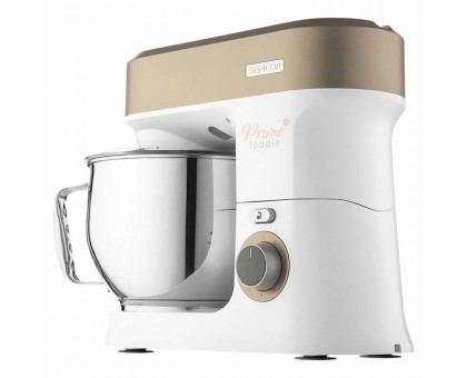 Кухонна машина Sencor 1200Вт, чаша-метал, корпус-пластик, насадок-19, коричнево-білий Кухонна машина Sencor 1200Вт, чаша-метал, корпус-пластик, насадок-19, коричнево-білий