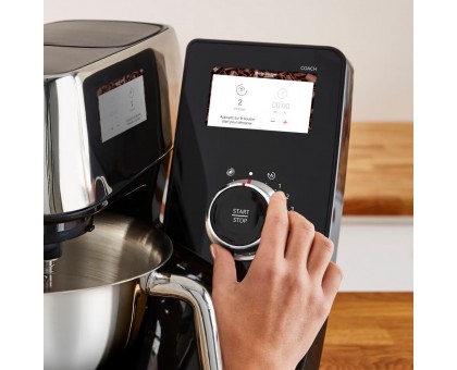 Кухонна машина Tefal I-Coach Touch, 1200Вт, чаша-метал, корпус-метал+пластик, дисплей, насадок-3, підкл. до смартфону, чорний Кухонна машина Tefal I-Coach Touch, 1200Вт, чаша-метал, корпус-метал+пластик, дисплей, насадок-3, підкл. до смартфону, чорний