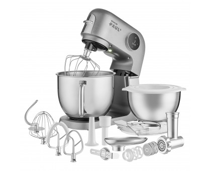 Кухонная машина Sencor Paul 2 1500Вт, чаша-металл, корпус-металл, насадок-20, метал Кухонная машина Sencor Paul 2 1500Вт, чаша-металл, корпус-металл, насадок-20, метал