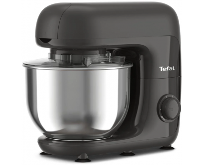 Кухонная машина Tefal Bake Essential 800Вт, чаша-металл, корпус-металл/пластик, насадок-4, черный Кухонная машина Tefal Bake Essential 800Вт, чаша-металл, корпус-металл/пластик, насадок-4, черный
