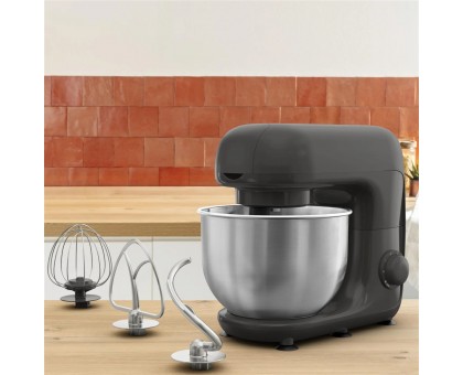 Кухонная машина Tefal Bake Essential 800Вт, чаша-металл, корпус-металл/пластик, насадок-4, черный Кухонная машина Tefal Bake Essential 800Вт, чаша-металл, корпус-металл/пластик, насадок-4, черный