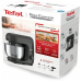 Кухонная машина Tefal Bake Essential 800Вт, чаша-металл, корпус-металл/пластик, насадок-4, черный