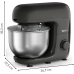 Кухонная машина Tefal Bake Essential 800Вт, чаша-металл, корпус-металл/пластик, насадок-4, черный