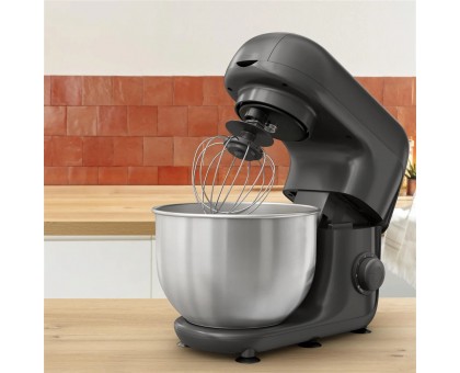 Кухонная машина Tefal Bake Essential 800Вт, чаша-металл, корпус-металл/пластик, насадок-4, черный Кухонная машина Tefal Bake Essential 800Вт, чаша-металл, корпус-металл/пластик, насадок-4, черный