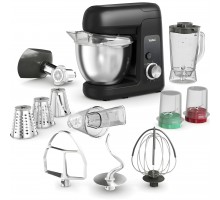 Кухонная машина Tefal Bake Partner 1100Вт, чаша-металл, корпус-пластик, насадок-8, черный