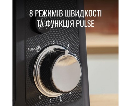Кухонная машина Tefal Bake Partner 1100Вт, чаша-металл, корпус-пластик, насадок-8, черный