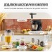 Кухонная машина Tefal Bake Partner 1100Вт, чаша-металл, корпус-пластик, насадок-8, черный