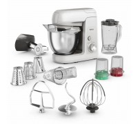 Кухонная машина Tefal Bake Partner 1100Вт, чаша-металл, корпус-пластик, насадок-8, белый