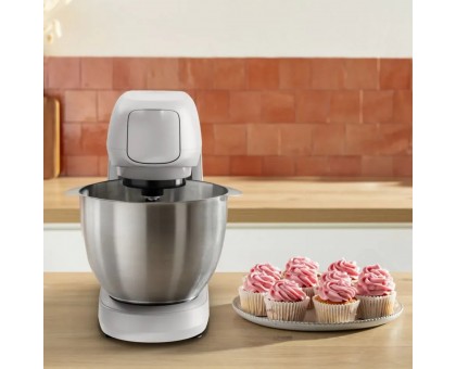 Кухонна машина Tefal Bake Partner 1100Вт, чаша-метал, корпус-пластик, насадок-8, білий Кухонна машина Tefal Bake Partner 1100Вт, чаша-метал, корпус-пластик, насадок-8, білий