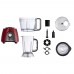 Кухонная машина Russell Hobbs Desire Red, 600Вт, чаша-пластик, корпус-пластик, насадок-4, красный