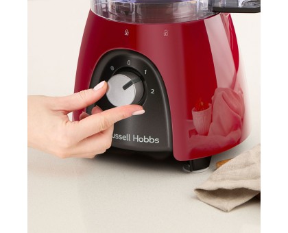 Кухонная машина Russell Hobbs Desire Red, 600Вт, чаша-пластик, корпус-пластик, насадок-4, красный Кухонная машина Russell Hobbs Desire Red, 600Вт, чаша-пластик, корпус-пластик, насадок-4, красный