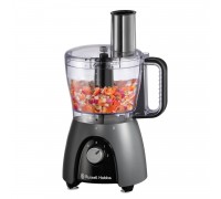 Кухонная машина Russell Hobbs Desire Matte Charcoal, 600Вт, чаша-пластик, корпус-пластик, насадок-4, черный