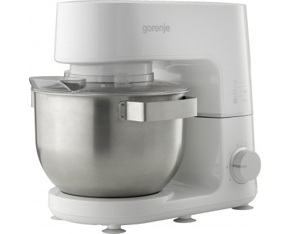 Кухонна машина Gorenje 800Вт, чаша-метал, корпус-метал, насадок-3, білий Кухонна машина Gorenje 800Вт, чаша-метал, корпус-метал, насадок-3, білий