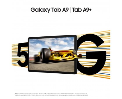 Планшет Samsung Galaxy Tab A9+ 2025 (X216) 11" 6ГБ, 128ГБ, 5G, 7040мА•ч, Android, серый