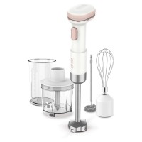 Блендер погружной Sencor Pulse, 180Вт, 4в1, чаша-700мл, безпроводной, USB-C, белый