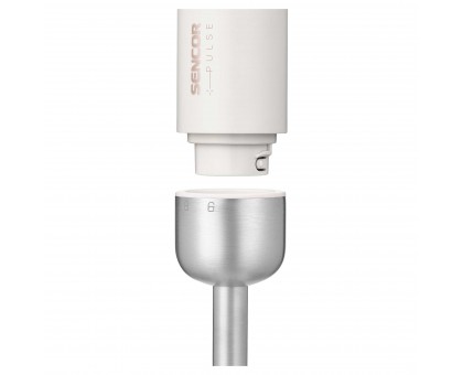 Блендер Sencor заглибний Pulse, 180Вт, 4в1, чаша-700мл, безпровідний, USB-C, капучинатор, біло-рожевий Блендер Sencor заглибний Pulse, 180Вт, 4в1, чаша-700мл, безпровідний, USB-C, капучинатор, біло-рожевий