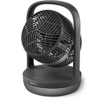 Вентилятор Philips настольный Series 3000, 22см, 27Вт, таймер, поворот 180, черный