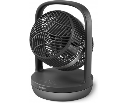 Вентилятор Philips настільний Series 3000, 22см, 27Вт, таймер, поворот 180, чорний Вентилятор Philips настільний Series 3000, 22см, 27Вт, таймер, поворот 180, чорний