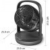 Вентилятор Philips настільний Series 3000, 22см, 27Вт, таймер, поворот 180, чорний