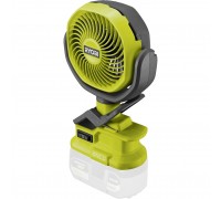 Вентилятор аккумуляторный Ryobi ONE+ RCF18-0 18В 3400об·мин 2 скорости поворотный 0.4кг без АКБ и ЗУ