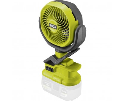 Вентилятор акумуляторний Ryobi ONE+ RCF18-0 18В 3400об·хв 2 швидкості поворотний 0.4кг без АКБ та ЗП Вентилятор акумуляторний Ryobi ONE+ RCF18-0 18В 3400об·хв 2 швидкості поворотний 0.4кг без АКБ та ЗП