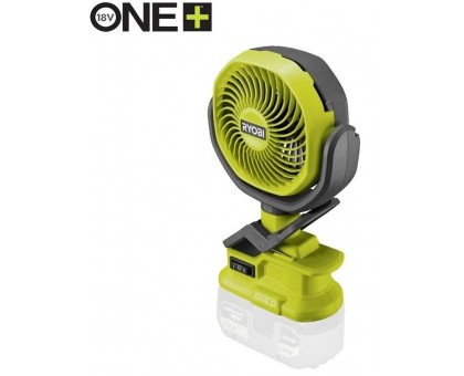 Вентилятор акумуляторний Ryobi ONE+ RCF18-0 18В 3400об·хв 2 швидкості поворотний 0.4кг без АКБ та ЗП Вентилятор акумуляторний Ryobi ONE+ RCF18-0 18В 3400об·хв 2 швидкості поворотний 0.4кг без АКБ та ЗП