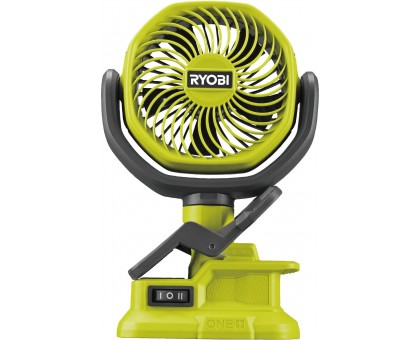 Вентилятор акумуляторний Ryobi ONE+ RCF18-0 18В 3400об·хв 2 швидкості поворотний 0.4кг без АКБ та ЗП Вентилятор акумуляторний Ryobi ONE+ RCF18-0 18В 3400об·хв 2 швидкості поворотний 0.4кг без АКБ та ЗП
