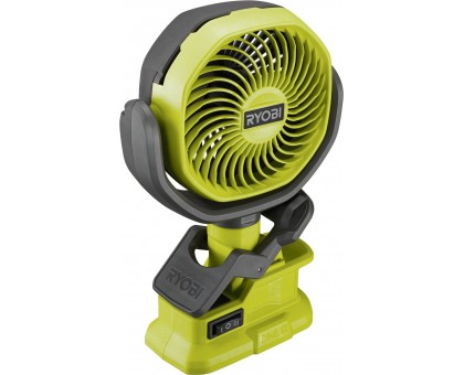 Вентилятор акумуляторний Ryobi ONE+ RCF18-0 18В 3400об·хв 2 швидкості поворотний 0.4кг без АКБ та ЗП Вентилятор акумуляторний Ryobi ONE+ RCF18-0 18В 3400об·хв 2 швидкості поворотний 0.4кг без АКБ та ЗП