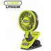 Вентилятор аккумуляторный клипса Ryobi USB Lithium RCF4-0 4В 3800об·мин вращение 325° поворот 180° 2 скорости 0.29кг без АКБ и ЗУ