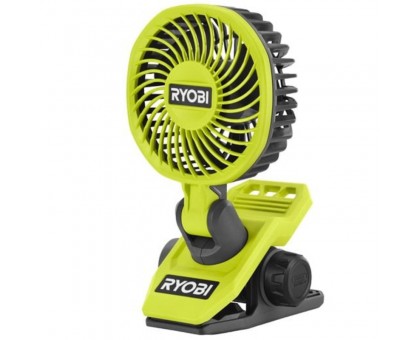 Вентилятор аккумуляторный клипса Ryobi USB Lithium RCF4-0 4В 3800об·мин вращение 325° поворот 180° 2 скорости 0.29кг без АКБ и ЗУ Вентилятор аккумуляторный клипса Ryobi USB Lithium RCF4-0 4В 3800об·мин вращение 325° поворот 180° 2 скорости 0.29кг без АКБ и ЗУ