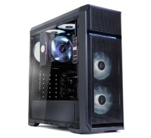 Корпус Zalman N5 OF без БЖ, 1xUSB3.0, 2xUSB2.0, 3x120мм white LED, VGA 365мм, LCS ready, Acrylic Side Panel, ATX, чорний