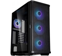 Корпус Zalman Z10 Plus без БЖ, 2xUSB3.0, 1xUSB Type-C, 3x140мм ARGB, 1x120мм ARGB, VGA 395мм, LCS ready, TG Side Panel, EATX, чорний